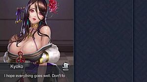 intriguing sealing ritual with huge cock and big tits in ayano's hentai