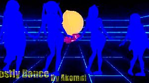 hey, let's watch this ghost dance with pacman