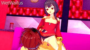 Megumin's Wild 3D Hentai Sex Breaks Her Pussy Wide Open!