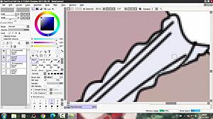 Artist sketches ecchi upskirt view of black clover girl in panties under skirt.