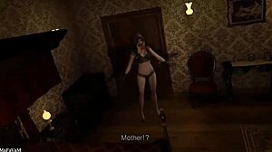 Alcina Dimitrescu дразни в гангбанг компилация