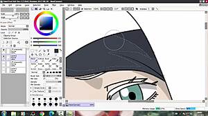 Artist sketches ecchi upskirt view of black clover girl in panties under skirt.