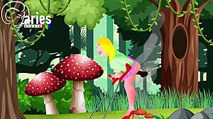 amputee hunter battles in magical forest animation