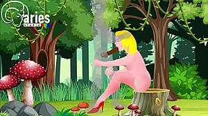 amputee hunter battles in magical forest animation