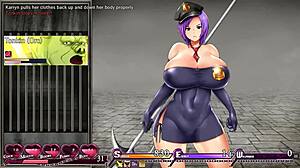 Каррин в Тюрьме Хентай Игра Эп 8: Монстр Орк Влюбляется в Стражницу с Огромными Сиськами. Романтические Моменты Фемдом с Юбкой и Азиатским Шармом.