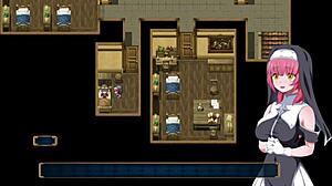 Andando Pela Cidade à Noite e Interagindo com Homens Tarados - Nightmare Knight Parte 8 Rota Boa com Masturbação de Tetões Grandes e Anal