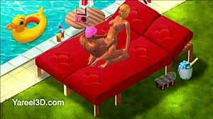 hot 3d sex game features teen anal and bondage play