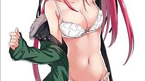 Descriptive scenes from hot anime compilation with various characters