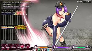 Karryns Prison Hentai Game Ep 8 Shows The Monster Orc Falling Deeply For The Huge Tits Warden Girl. Romantic Femdom Moments Unfold With Her Skirt And Asian Charm.