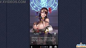 intriguing sealing ritual with huge cock and big tits in ayano's hentai