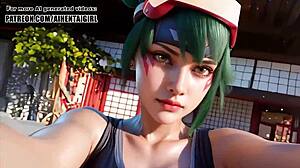 Overwatch Kiriko Cosplay in Uncensored POV Missionary