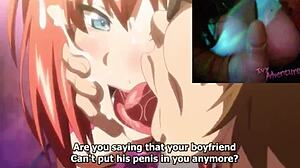 Chubby Goth Girl Ivyadventure Watches Hentai with Big Boobs