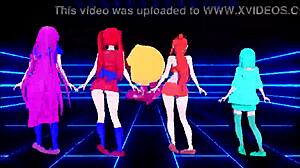 Эй, давай глянем танец призрака с Пакманом в хентае