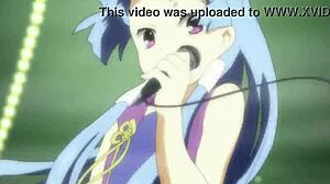 Bold Sexy Anime Girl Dances Seductively On Pole