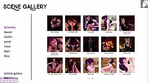 ma demi-sœur me fait une branlette espagnole pour faire jouir ma grosse bite partout dans le jeu hentai rift house