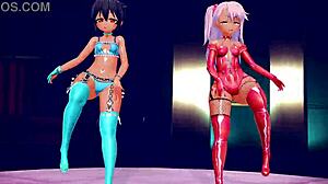 chloe & jahy dancing in sistar shake it mmd sodevs