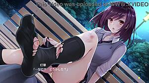 so, what's up with tsuki no kanata de aimashou common route ecchi scene 1 featuring touka araya?