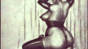 Jeg føler spenning fra vintage erotiske tegninger