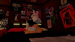 Rough Deepthroat Action with Big Tits Babe Swallowing Cum in Rule 34 Scene