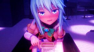 Aqua in Bunny Outfit Gets Naughty in Konosuba