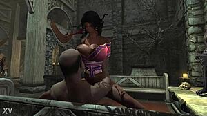 Skyrim adventure unfolds with immersive animations and exploration details. Discover hidden paths and characters