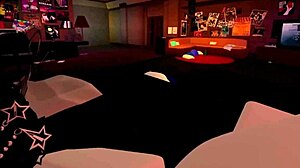 Rough Deepthroat Action with Big Tits Babe Swallowing Cum in Rule 34 Scene