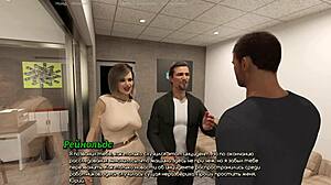 完整游戏玩法：值得生活的第二部分，带3D熟女内衣色情动画