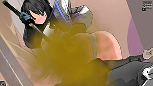 Samurai Mistress Dominates Her Plaything in Wild Femdom Action. Watch Her Control Every Move in This Intense Animation!