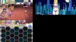 anime girl with big tits lactating in public locker