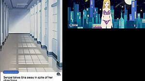 anime girl with big tits lactating in public locker