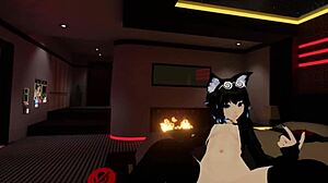 i can't believe i'm fucking her ass in this public outdoor spot for a wild anal fantasy in vr chat