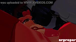 Watch this furry blow Vulpix in intense VRChat action now!