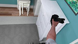 Pervert dude starts exercising with super hot mature women in sexy outfits. He dives into huge boobs action in this 3D hentai anime game - Summer Heat 02.