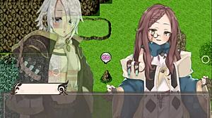 Lost in the city with a friend leads to femdom scenes featuring big cock cum action and small tits fetish in Enatus Radi part 4 hentai game.