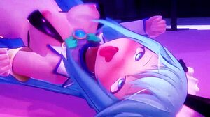 Aqua in Bunny Outfit Gets Naughty in Konosuba