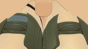 hey, check this wild creampie action in that 3d animation video 385