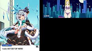 anime girl with big tits lactating in public locker