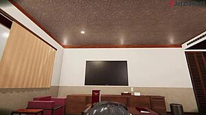 Tifa Lockhart delivers a surprising blowjob in Final Fantasy 3D with big tits and see-through elements