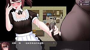 hey, in hero roy's wedding 21, the isekai otaku asks his childhood friend to clean the room and give him a handjob