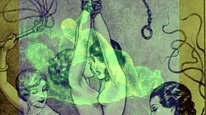 hey, check out these vintage erotic hairy drawings from way back.
