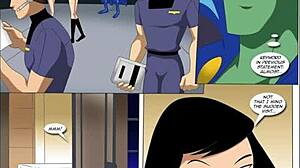 Justice League Hentai приключение с Superwoman в анимирани сцени с интензивни срещи