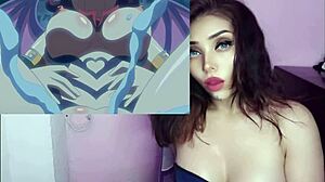 She transforms into a succubus and bangs strangers in wild hentai orgy.