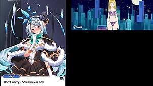 anime girl with big tits lactating in public locker