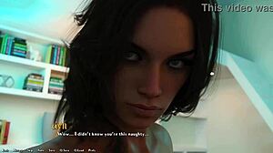 Den Busty Gift Læreren Gir Fantastisk Boobjob og Assjob, Svelger Hver Dråpe Cum i Being a Dik 63