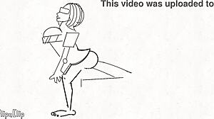 WOW, CARTOON ASS AND PUSSY GETTING FUCKED HARD IN THIS ANIME MALEDOM SCENE!