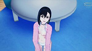 Ayase Momo gives jerk off instructions with dirty talk and cumming