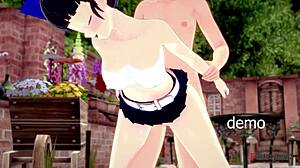 kanao tsuyuri gets wild fucking in kimetsu no yaiba demo full on red scene.