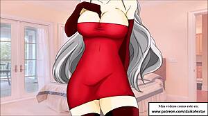 Oh sial, bersihkan air mani dari tetek dia dalam hentai CEI super ni!