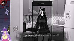 malovent necenzurirani del 2 draži z velikimi joški brunetke v seksi hentai igri