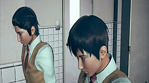 I crave my sexy teacher's big tits and monster cock